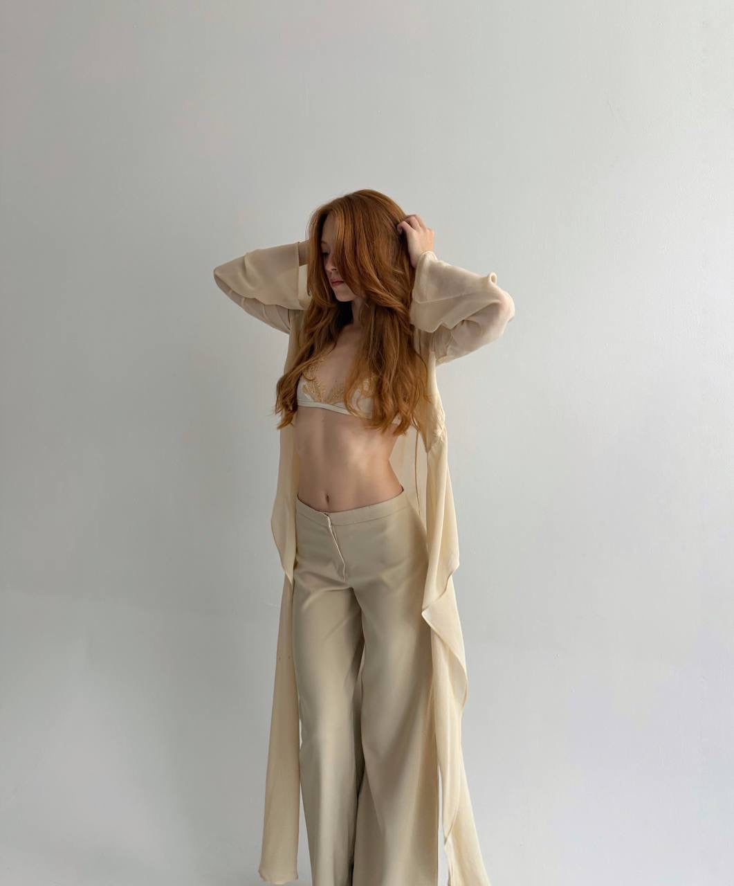 Vintage Plein Sud viscose wrap blouse