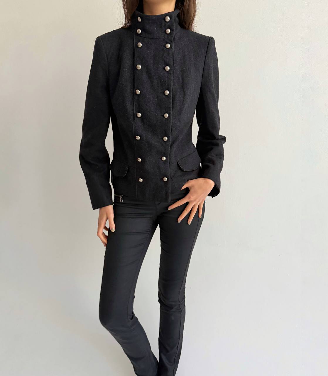 Vintage wool blend napoleon jacket