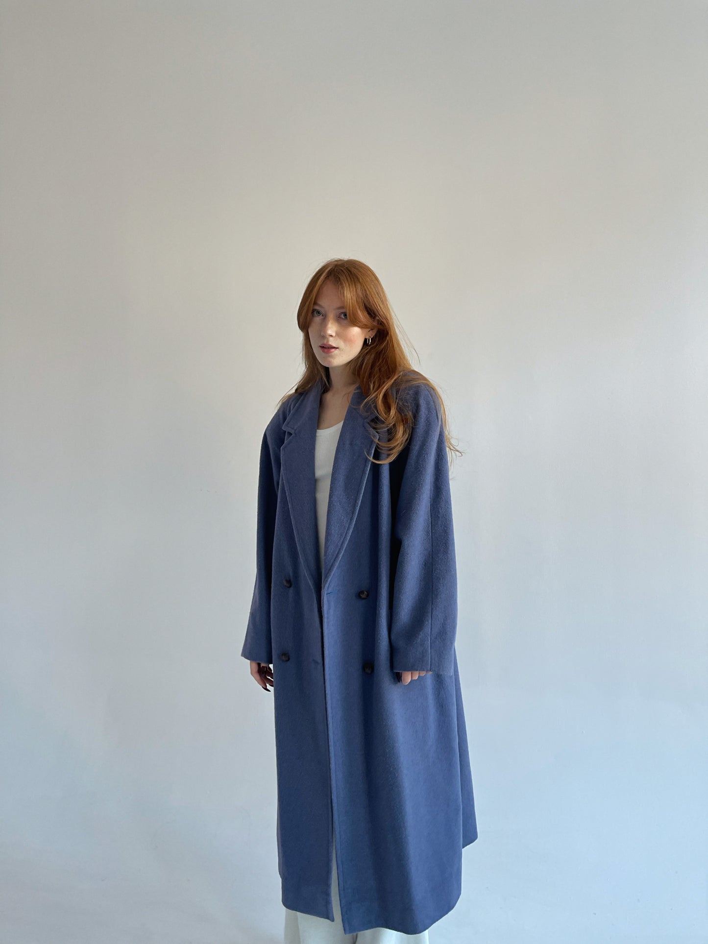 Vintage oversized 85% wool coat