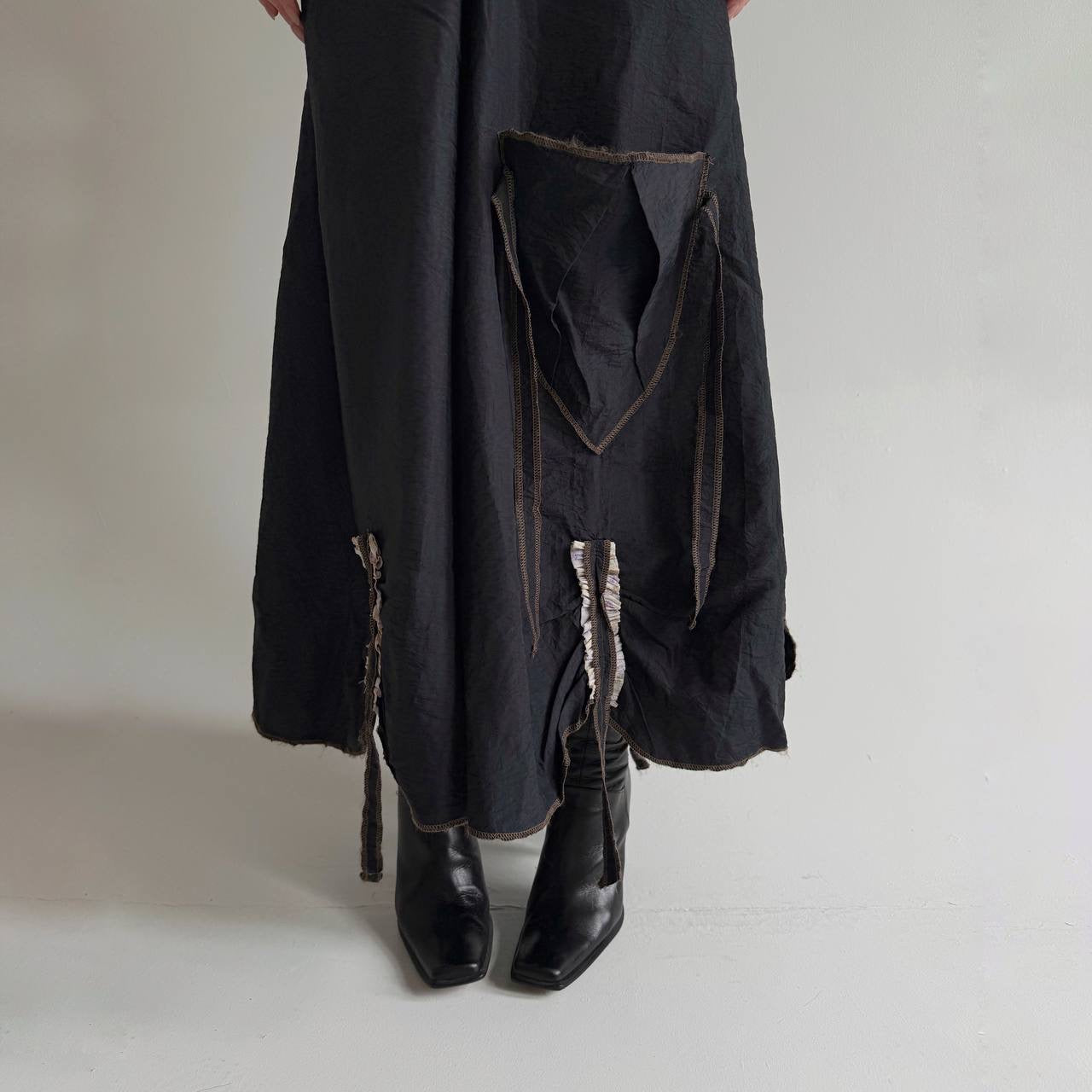 Vintage avant garde asymmetrical skirt