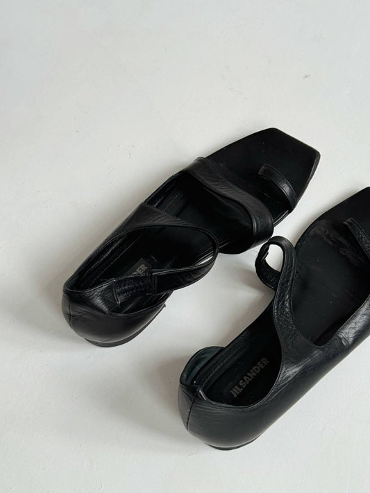 Jil Sander leather sandals