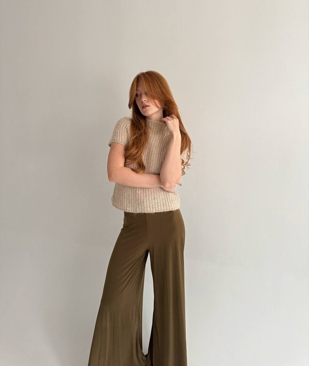 Vintage 30% mohair 30% viscose knitted jumper