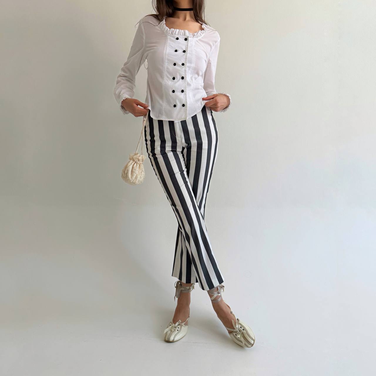Moschino clowncore striped pants