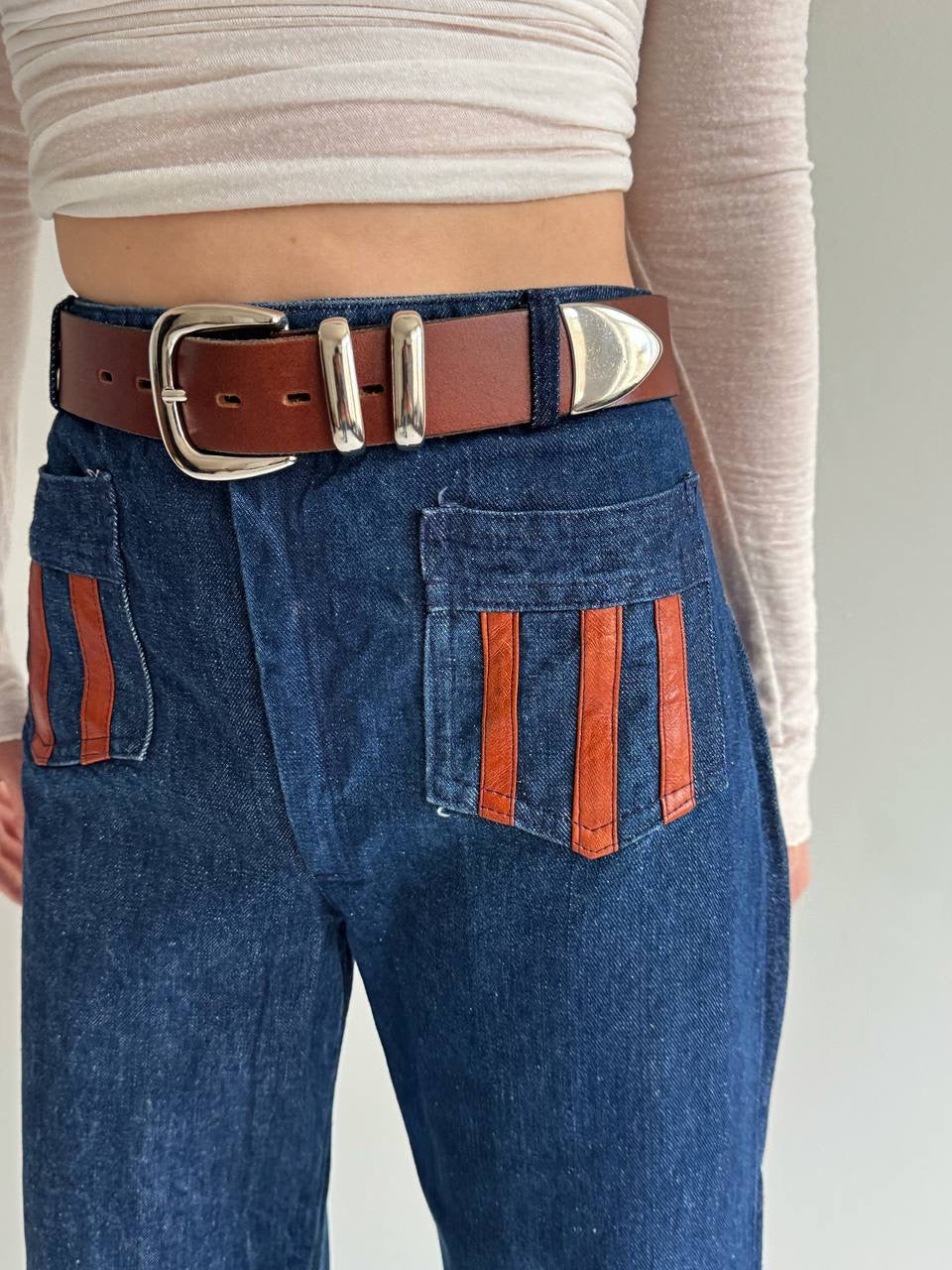 Vintage wide leg flared jeans