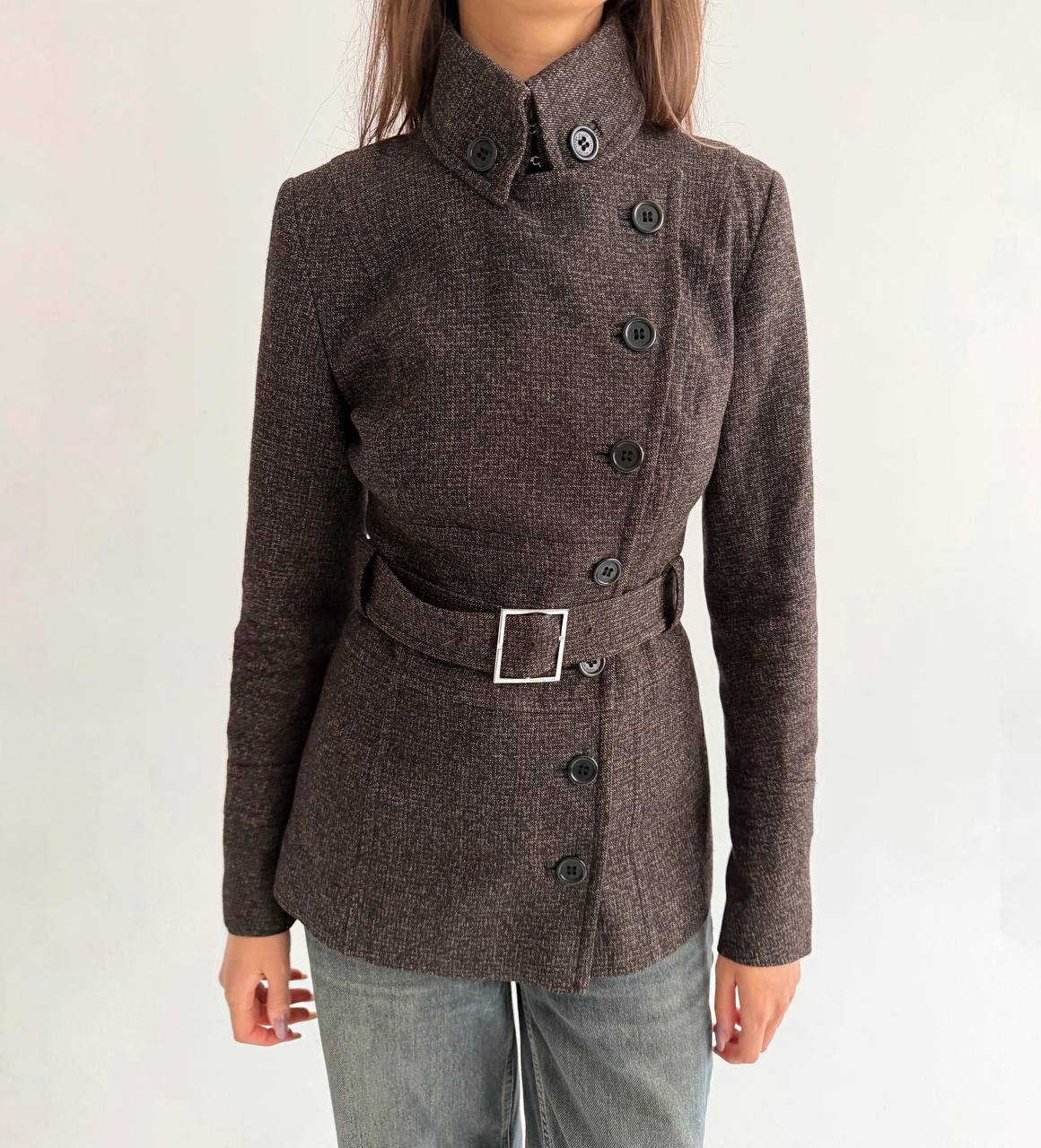 Karen Millen 100% wool asymmetrical jacket