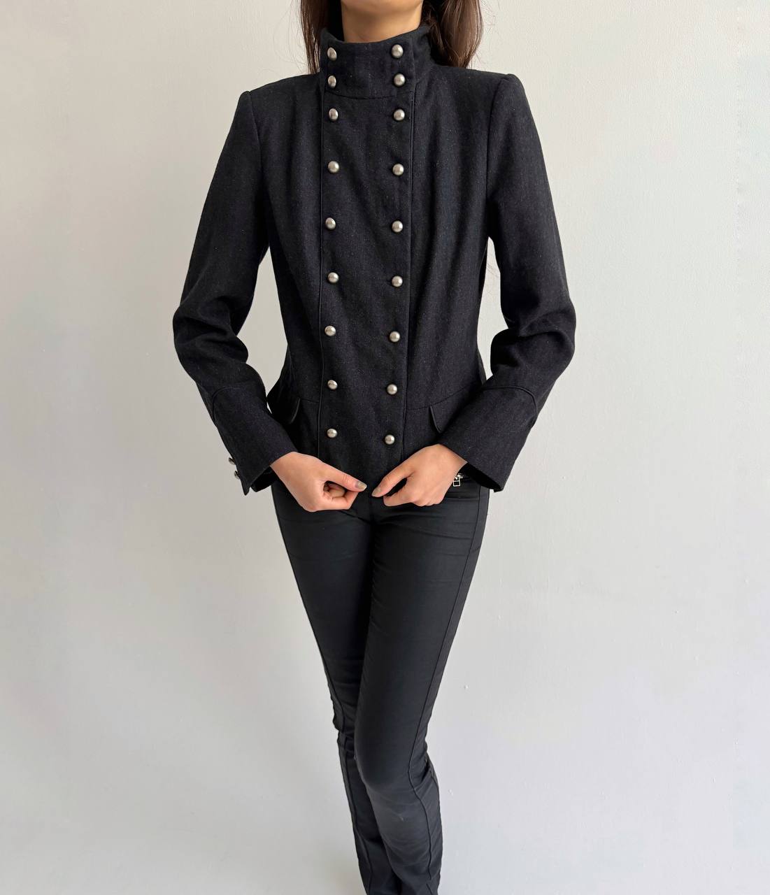 Vintage wool blend napoleon jacket