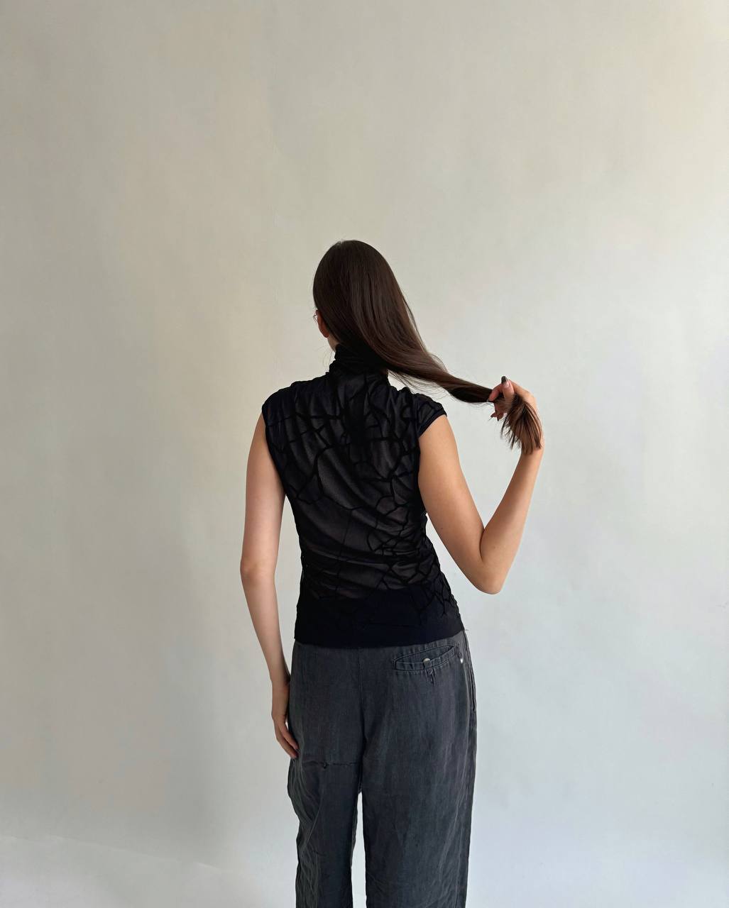 Vintage avant garde mesh top