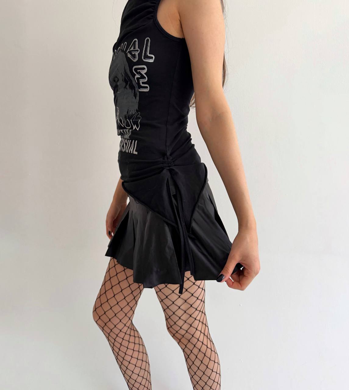 Vintage cotton asymmetrical blouse