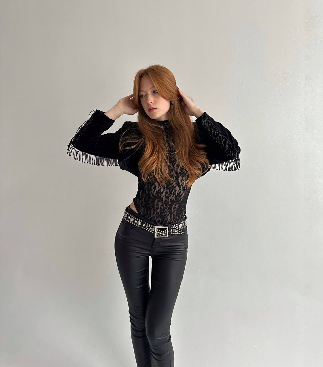 Vintage 100% cotton velvet bolero