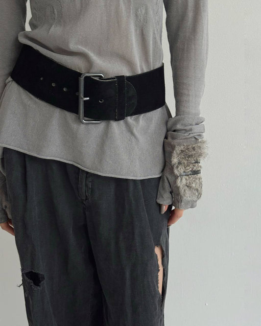 Vintage Plein Sud genuine leather belt