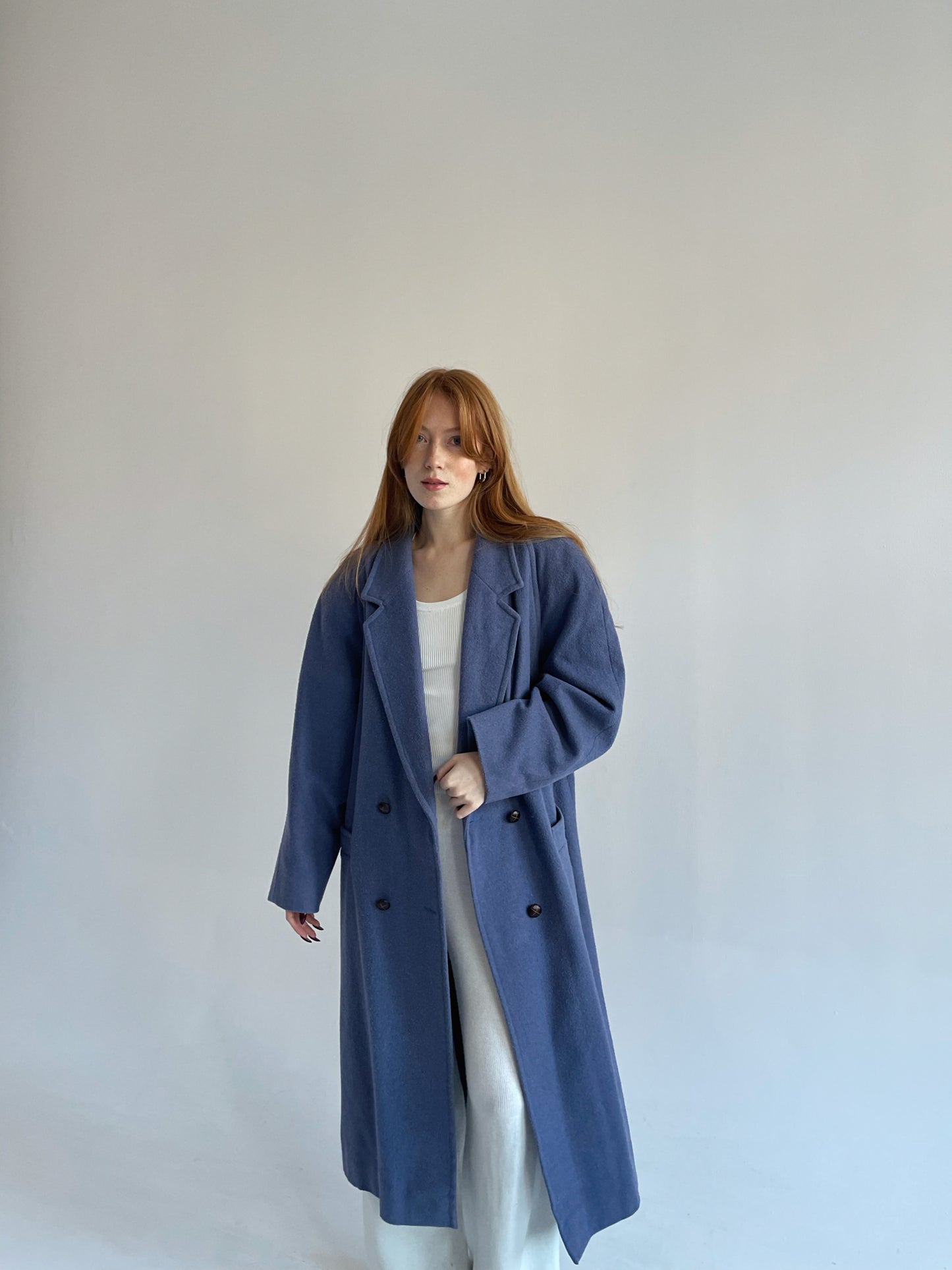 Vintage oversized 85% wool coat