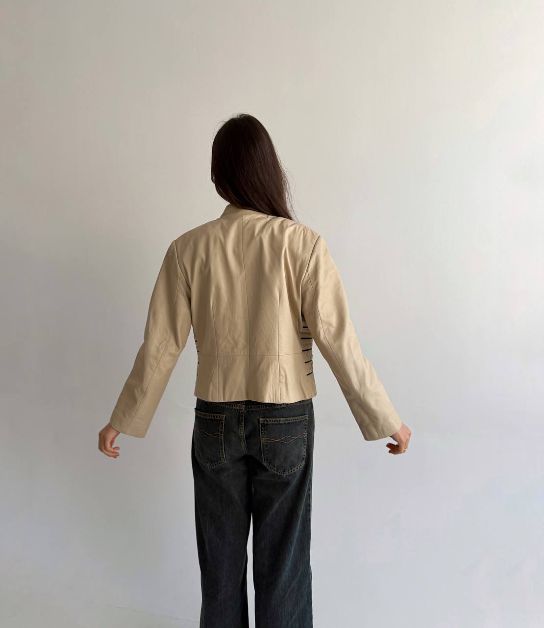Vintage genuine leather jacket