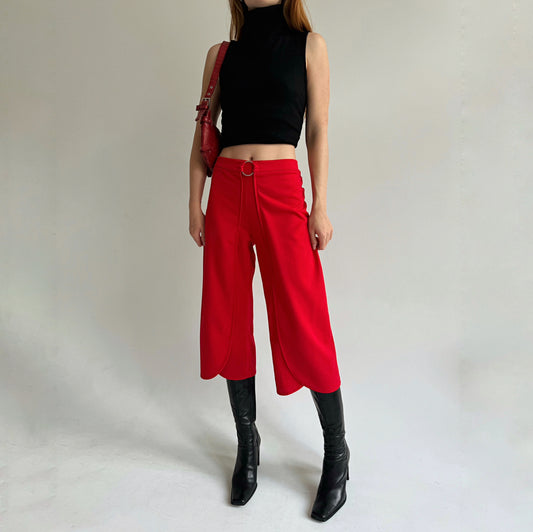 Vintage red capri pants