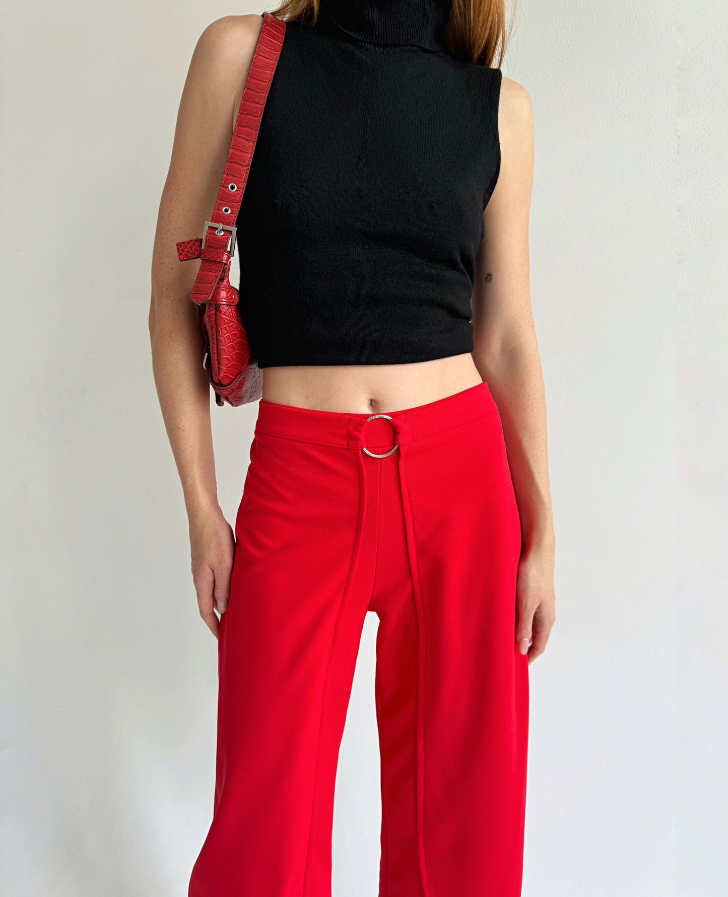 Vintage red capri pants