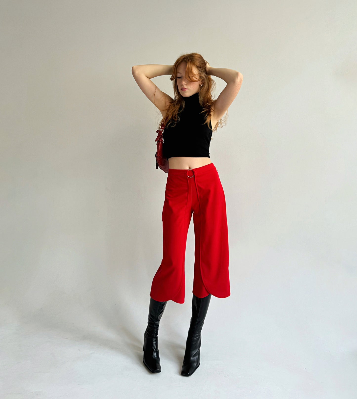 Vintage red capri pants