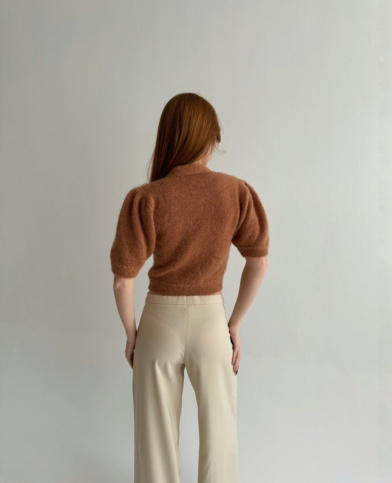 Rouje Paris 82% mohair fluffy cardigan