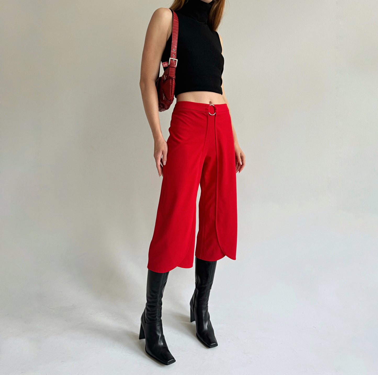 Vintage red capri pants