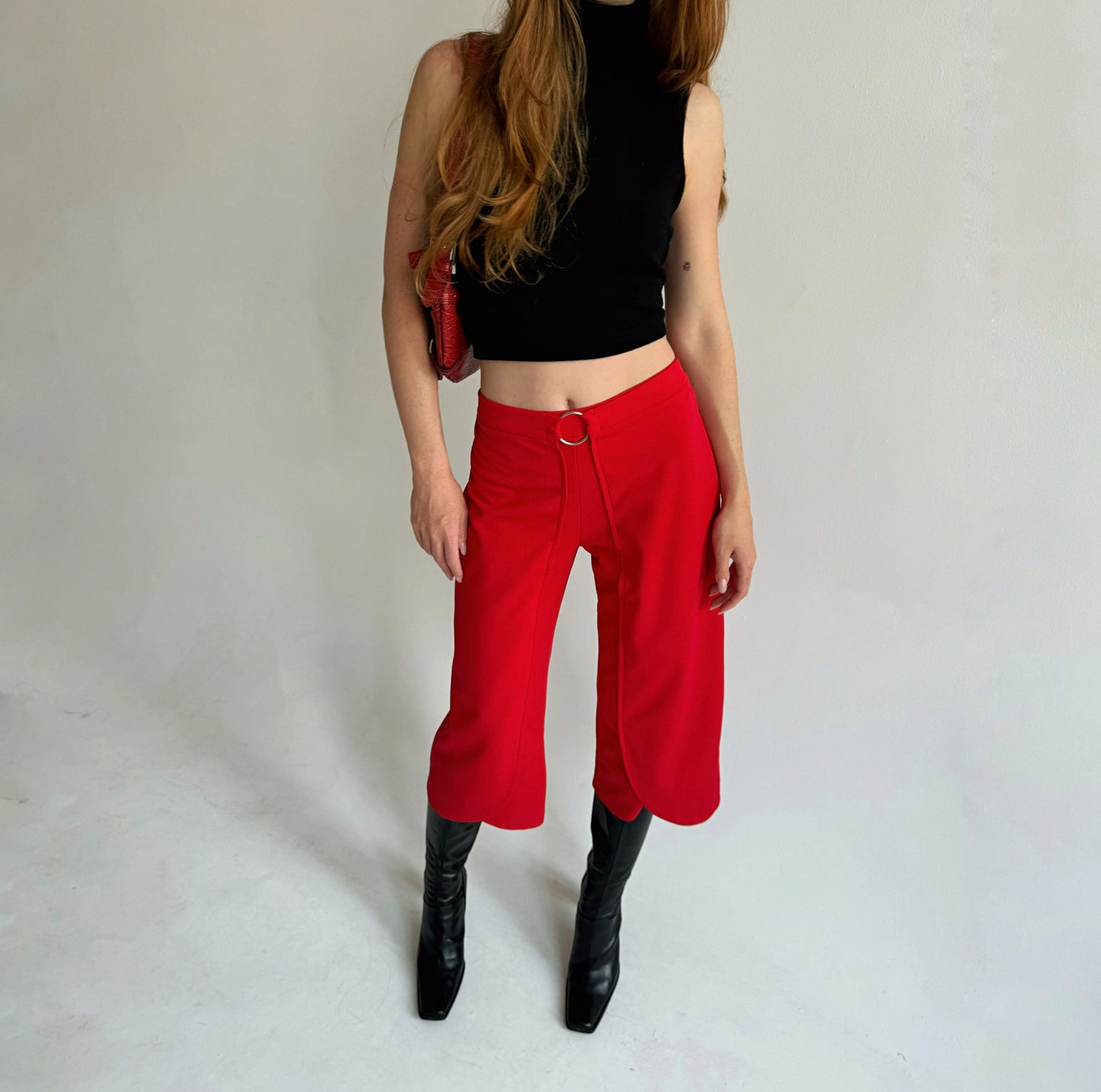 Vintage red capri pants