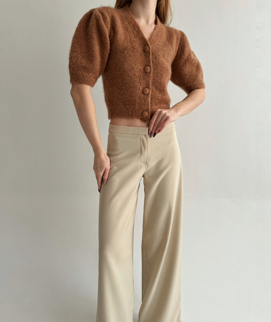 Rouje Paris 82% mohair fluffy cardigan