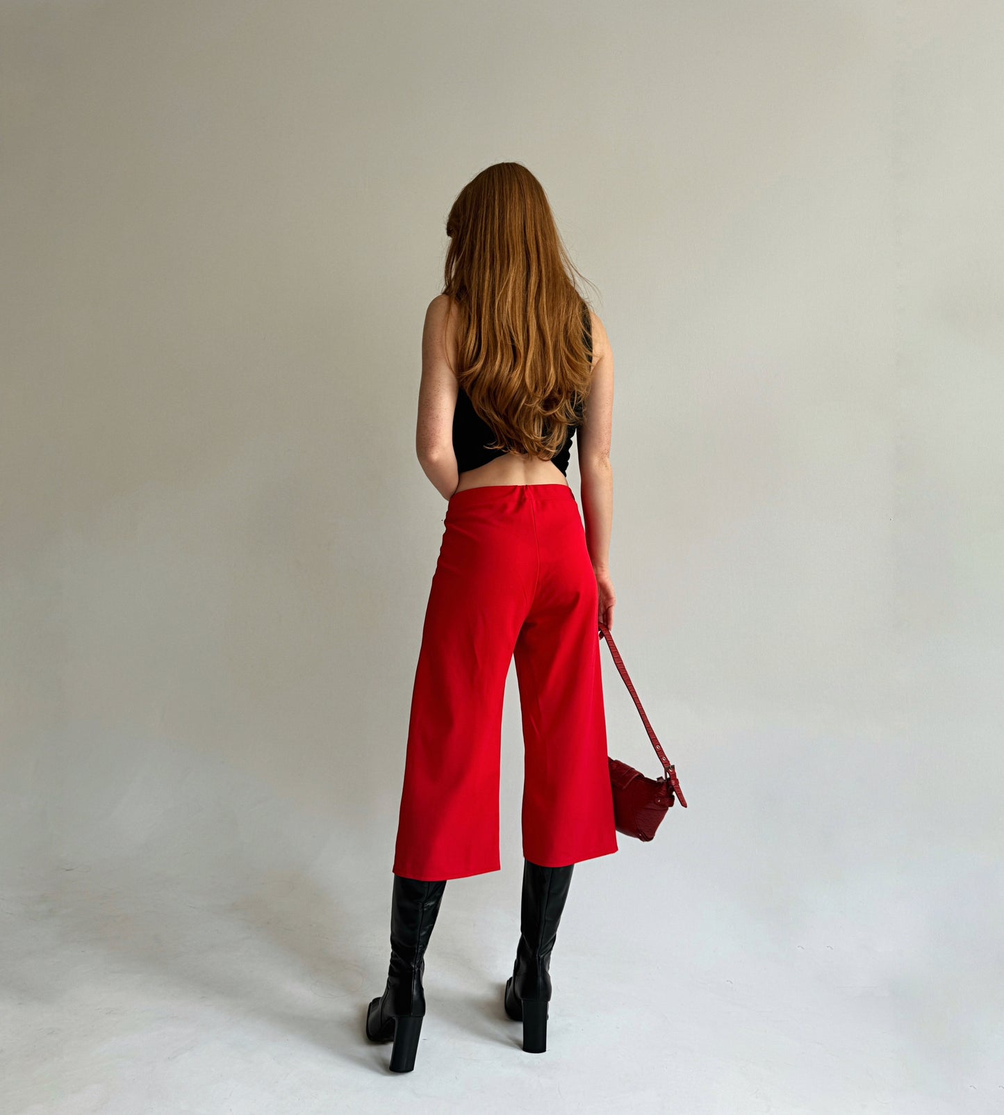 Vintage red capri pants